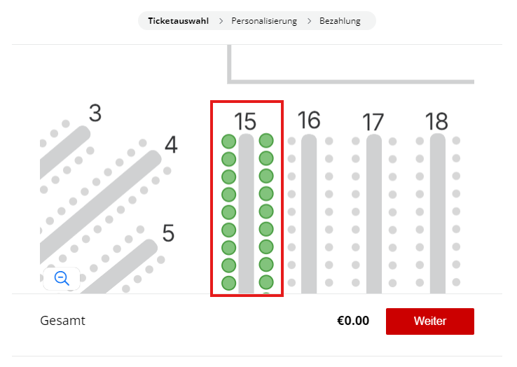 Sitzplatzauswahl-Detail